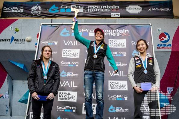 Vail World Cup Bouldering Podium 2013